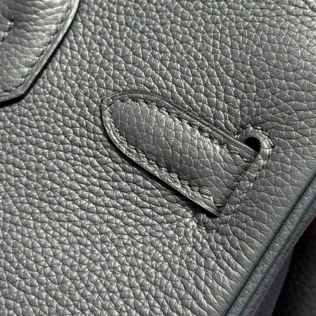 Hermes Birkin 30cm Graphite Gray Togo Silver Hardware Bag